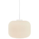 Nordlux Milford 30 Pendel Lampe Glas Hvid | Egnet til 1x E27