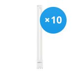 Fordelspakke 10x Ledvance Dulux-L LED 18W - 830 Varm Hvid | 4-Pinde - Erstatter 36W