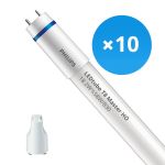 Fordelspakke 10x Philips LED Lysrør T8 MASTER (EM/Mains) High Output 18.2W 2900lm - 830 varm hvid | 150cm - erstatter 58W