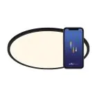 Nordlux Oja Smart 60 Loftlampe Metal Sort 30W 3500lm - 827-865 Justerbar Hvid | 600mm - Wifi og Blåtooth Dæmpbar